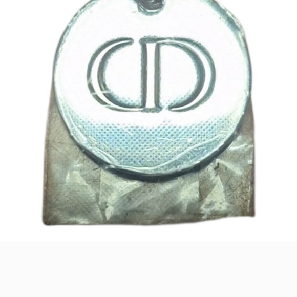 Christian Dior Silver Pendant Charm - Picture 2 of 3